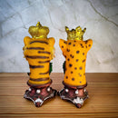 Indian Handcraft Lion Couple Statue for Home Decor Showpiece-5