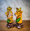 Indian Handcraft Lion Couple Statue for Home Decor Showpiece-3
