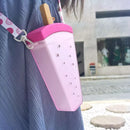 Kawaii Watermelon Ice Cream Sippers with Strap and Stickers-5