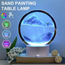 1pc Blue Mountain Pattern Decoration Craft, Round Plastic Home Ornament For Home Decor-6