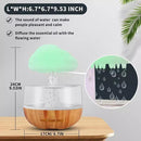 Rain Cloud Humidifier Water Drip, Mushroom Humidifier Waterfall Lamp, Mushroom Diffuser, Cloud Humidifier Rain Drop, Rain Sounds for Sleeping, Rain Cloud Diffuser-9