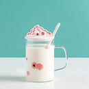 3D Ice Cream Glass Mug with Spoon and Ceramic Mobile Stand Cute Lid, Quirky Happy Birthday Gift-7