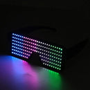 LED Glasses Light Up Dynamic Party Favor Glasses Festival Christmas USB Rechargeable LED Rave Glowing Flashing Glasses-3