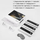 3Pcs Linkage Sensor Night Light, LED Motion Sensor Lights Night Lamp  (5 cm, White)-3