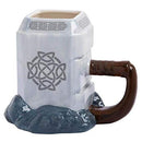 3D Ceramic Thor Hammer Mug Avenger Tea Mugs 1-Piece, Grey (500 ml)-2