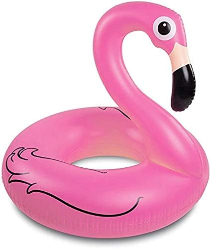 Inflatable Floating Flamingo Drink Holder Pack of 12(Pink Flamingo) - 0