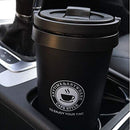 Double Wall Vacuum Insulated Travel Stainless Steel Tea Coffee Flask Thermos Mug Tumbler with Flip Lid Mesh Strainer Hot and Cold for 6 Hours-5