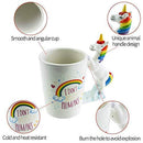 Unicorn Mug 3D Creative Art Coffee Mug Ceramic Milk Cups Travel Mug with Unicorn Handle-4
