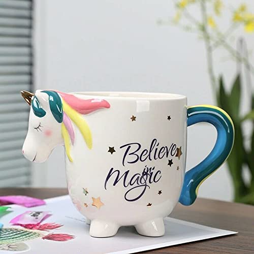 Coffee Mug, Birthday Gift for Girls and Boys, Ceramic Coffee Mug, Unicorn Coffee Mug, Rakhi Gift for Brother & Sister (450 ml)