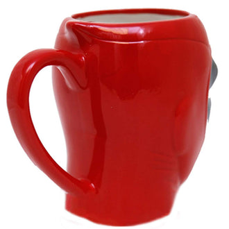 3D Ceramic Birthday Gift Item Dead Pool Mug with Keychain Coffee Mug Tea Cup 400 ml - 0