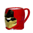 Coffee Tea Mug, Birthday Gift for Girls and Boys, Ceramic Coffee Mug, Iron Man Coffee Mug (Red & Silver, 500 ml)-5