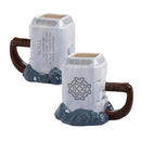3D Ceramic Thor Hammer Mug Avenger Tea Mugs 1-Piece, Grey (500 ml)-3