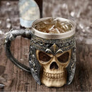 3D Skull Bone Stainless Steel Coffee Mug-4