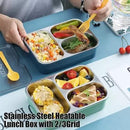 3 Compartment Stainless Steel Leakproof Lunchbox-3