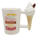 3D Ceramic Valentine Gift Item Ice Cream Cone Vanilla Softy Mug Tea Coffee Mug 350 ml-1