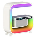RGB LED Speaker Rgb Night Lamp with app Wireless Charger Alarm Clock Desk Lamp Wireless Charging Wakeup Light-7