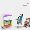 RGB LED Speaker Rgb Night Lamp with app Wireless Charger Alarm Clock Desk Lamp Wireless Charging Wakeup Light-5