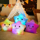 Twinkle Star Glowing LED Night Light Plush Pillows Stuffed Toys (Available in Blue, Pink, Purple, Yellow, White)-1