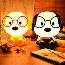 Table Lamp, Night Lamp for Kids, Cute Dog LED Table Lamp, Desk Table Lamp for Kids Bedroom (Yellow & White)-4