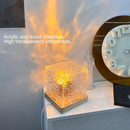 Dynamic Rotating Water Ripple Night Light, Color Changing Crystal Lamp with Remote-2