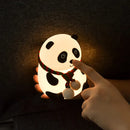 Simple Modern Cartoon panda Desk lamp Bedroom Light for Festival, Christmas Gift-4