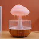 Rain Cloud Humidifier Water Drip, Mushroom Humidifier Waterfall Lamp, Mushroom Diffuser, Cloud Humidifier Rain Drop, Rain Sounds for Sleeping, Rain Cloud Diffuser-1