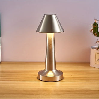 Buy silver Rechargeable LED table lamp