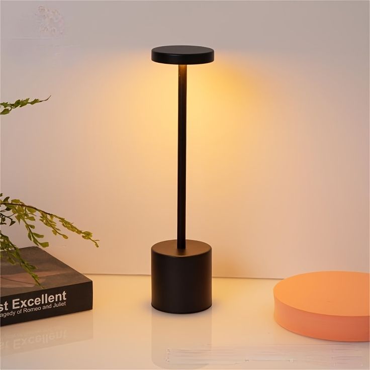 Buy black Rechargeable LED table lamp