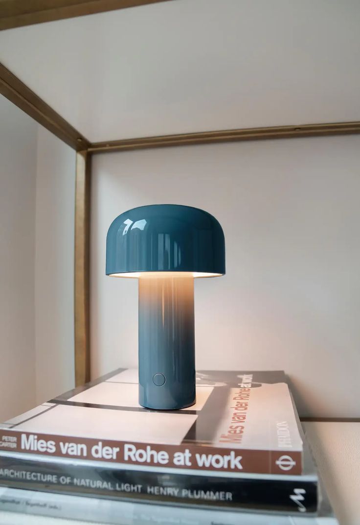 Buy blue Rechargeable LED table lamp