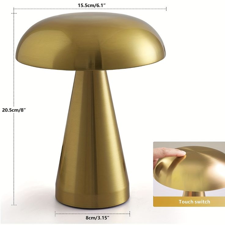 Buy gold Rechargeable LED table lamp