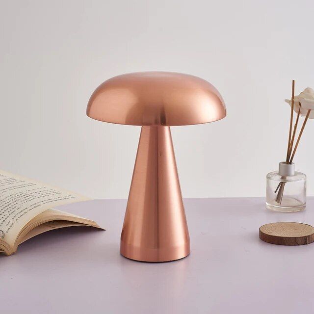 Buy rose-gold Rechargeable LED table lamp